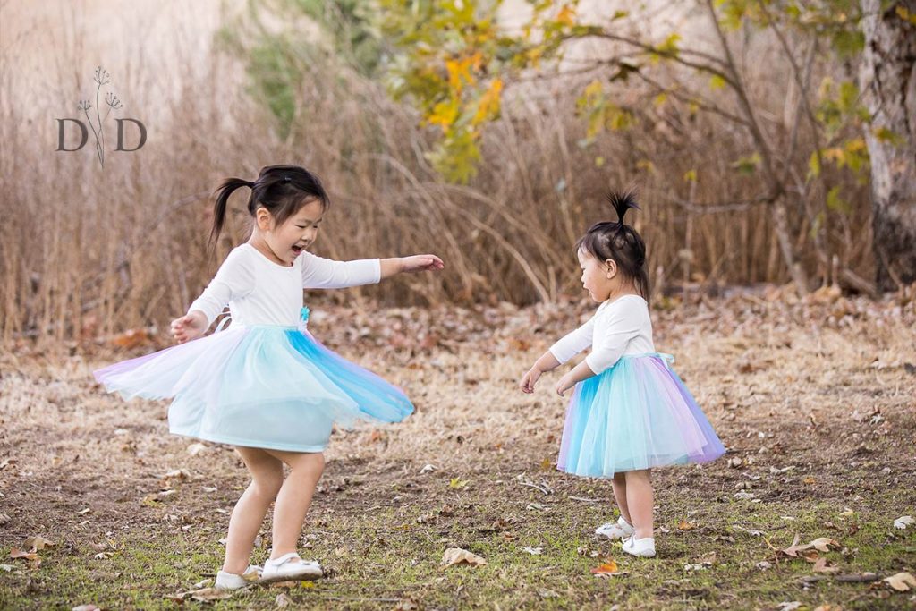 Two Daughters in tutus