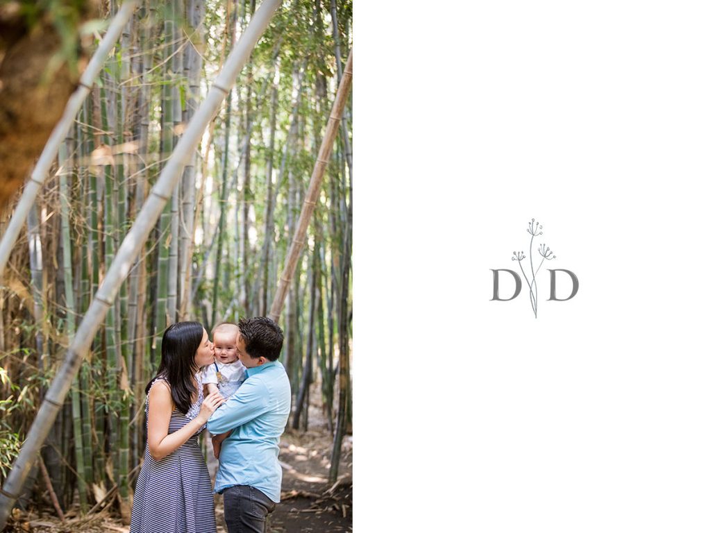 LA Arboretum Family Photography with Bamboo