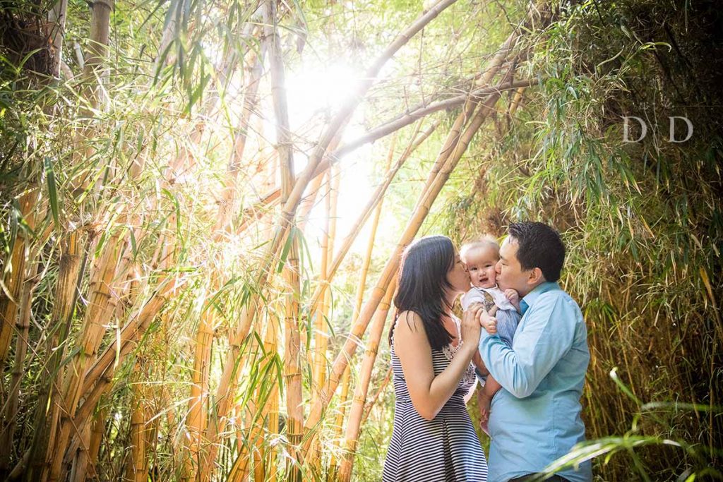 LA Arboretum Family Photography Bamboo Forest