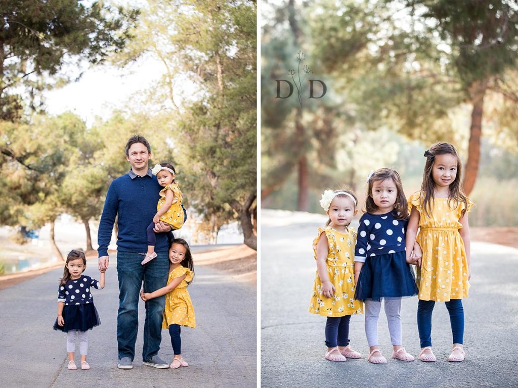 Three Daughters Family Photo
