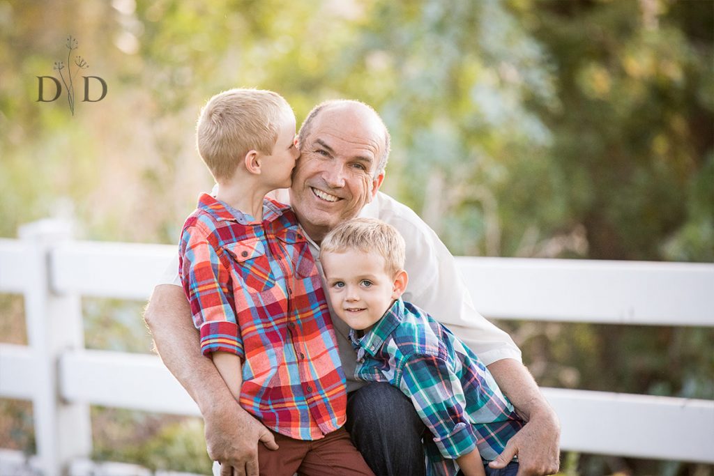 Grandfather with Grandsons