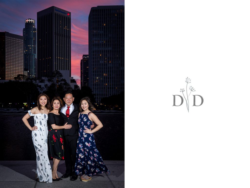 Downtown Los Angeles Family Photography DWP Building