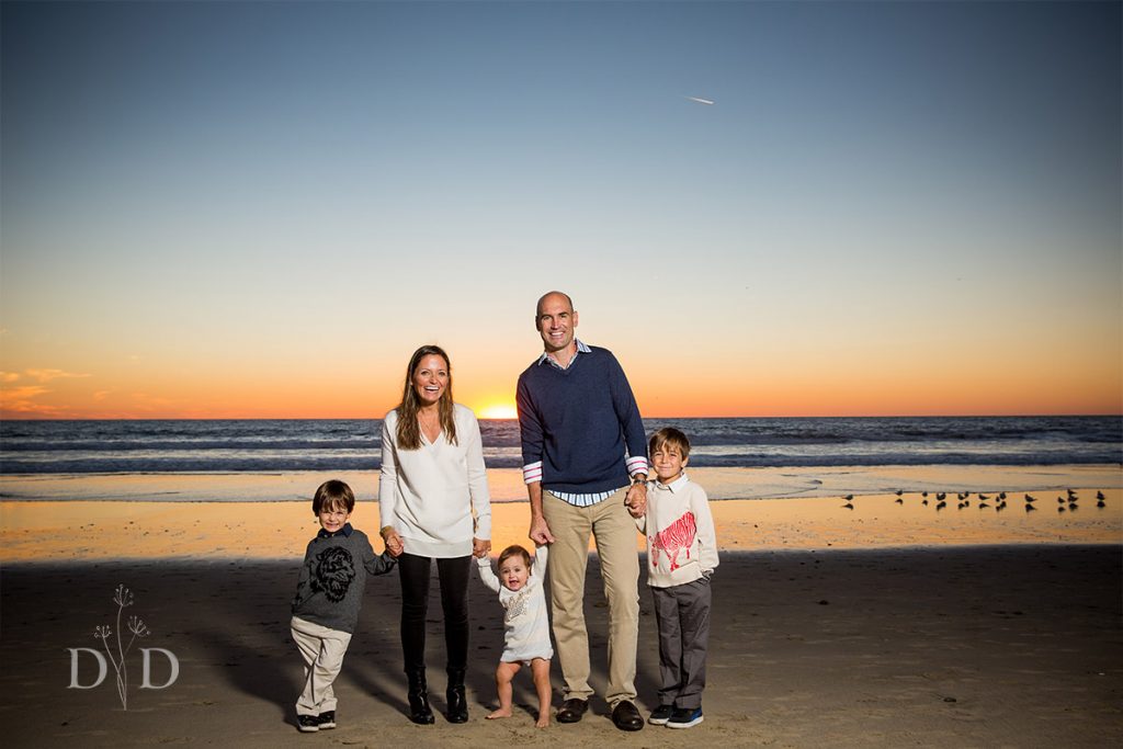 Manhattan Beach Family Photography with Sunset