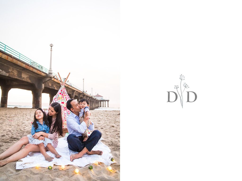 Manhattan Beach Pier Family Photography