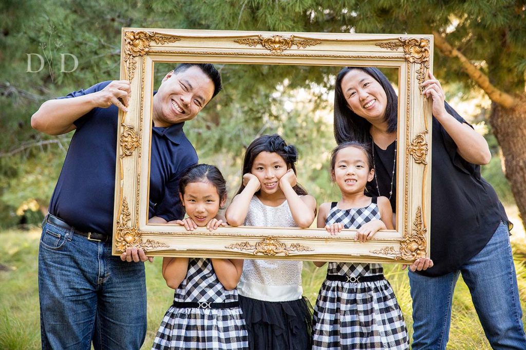 Family Photos with Picture Frame
