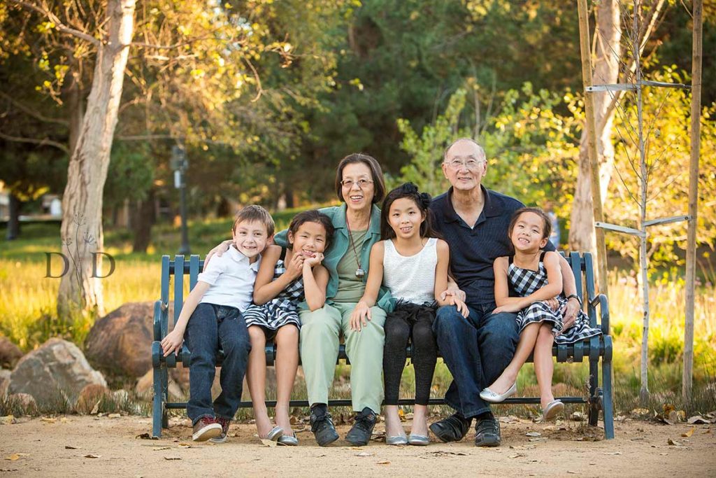 Grandparents with Grandchildren Family Photography