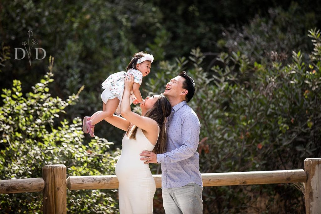 San Dimas Maternity Photography by Fence